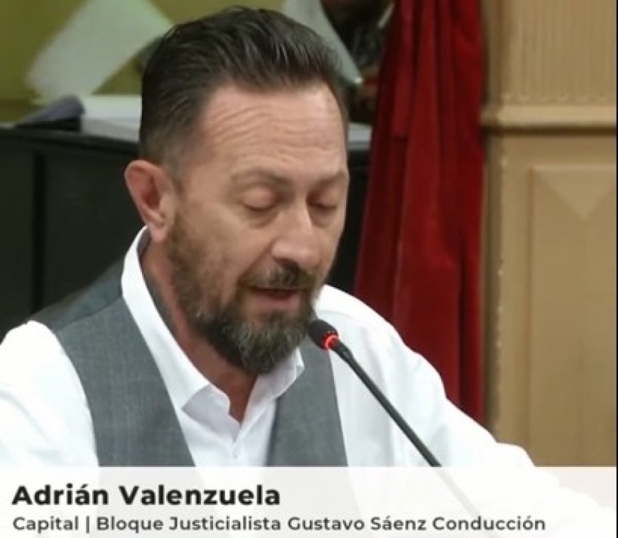 El Diputado Adrián Valenzuela homenajeó a los trabajadores de Télam