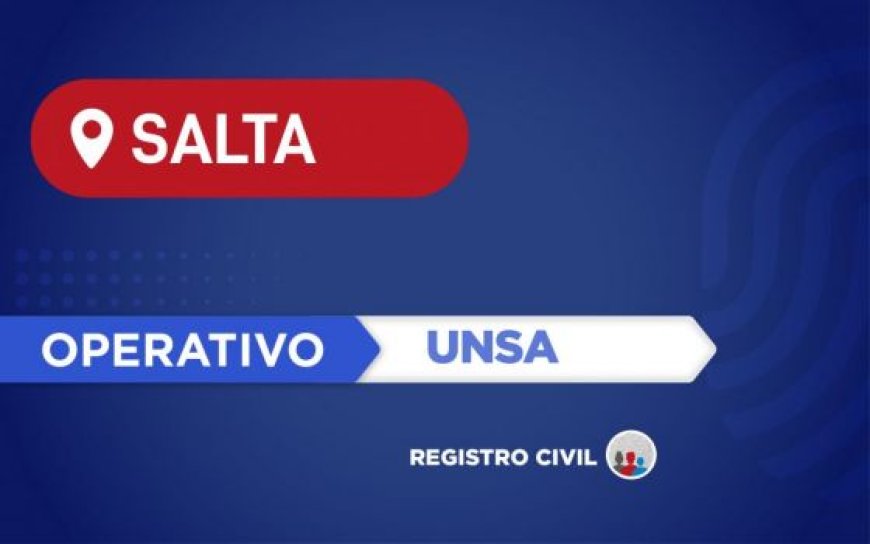 Desde hoy el móvil del Registro Civil se instalará en la Universidad Nacional de Salta